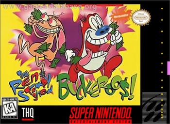 Cover Ren & Stimpy Show, The - Buckeroos! for Super Nintendo